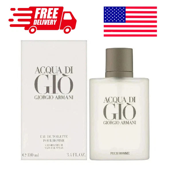 Giorgio Armani Acqua di Gio EDT Spray 3.4 oz / 100ml Men’s Perfume New Sealed